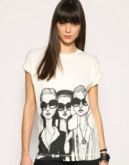 ASOS product photo Danny Roberts girls in glasses Collaboration Shirt for Borders & Frontiers