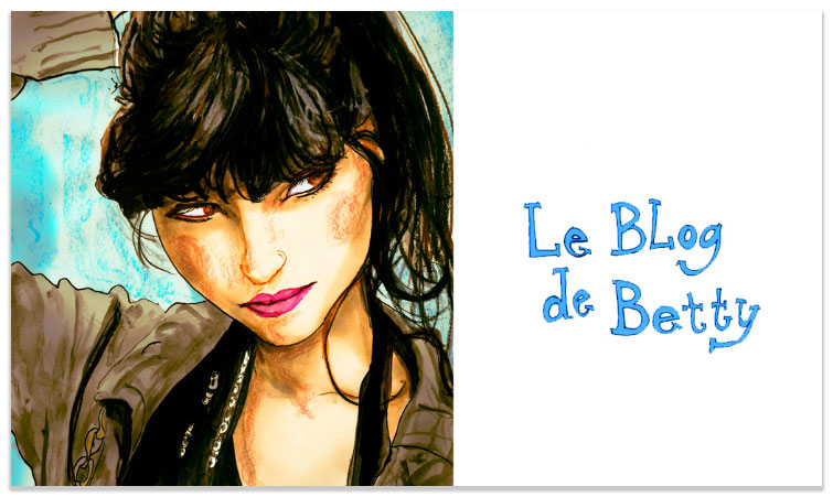 Art Portrait of Betty Autier of Le Blog de Betty