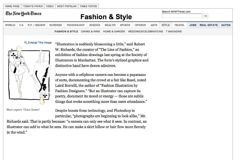 Page 2 of Artist Danny Roberts Feature in the New York Times